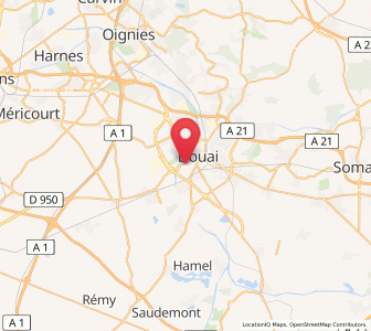Map of Lambres-lez-Douai, Hauts-de-France