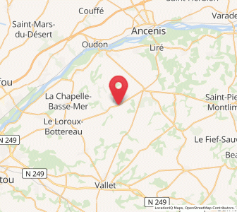 Map of Landemont, Pays de la Loire