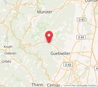 Map of Lautenbach, Grand Est