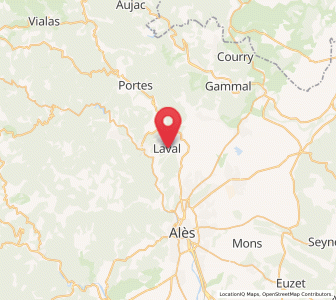 Map of Laval-Pradel, Occitanie