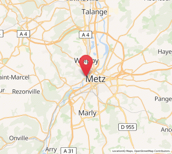 Map of Le Ban Saint-Martin, Grand Est