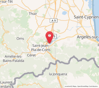 Map of Le Boulou, Occitanie