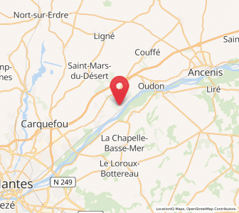 Map of Le Cellier, Pays de la Loire
