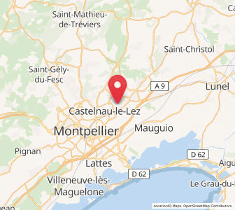 Map of Le Crès, Occitanie