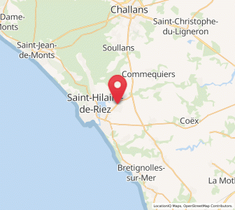 Map of Le Fenouiller, Pays de la Loire