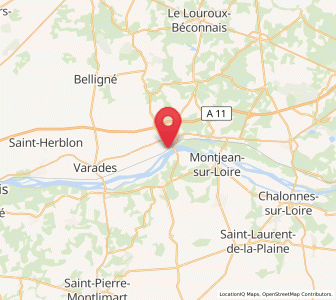 Map of Le Fresne-sur-Loire, Pays de la Loire