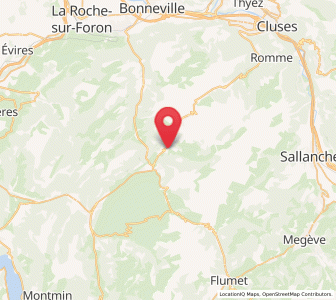 Map of Le Grand-Bornand, Auvergne-Rhône-Alpes
