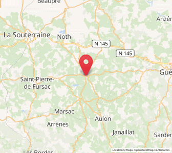 Map of Le Grand-Bourg, Nouvelle-Aquitaine