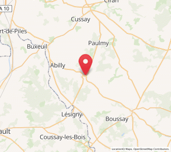 Map of Le Grand-Pressigny, Centre