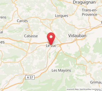 Map of Le Luc, Provence-Alpes-Côte d'Azur