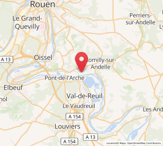 Map of Le Manoir, Normandy