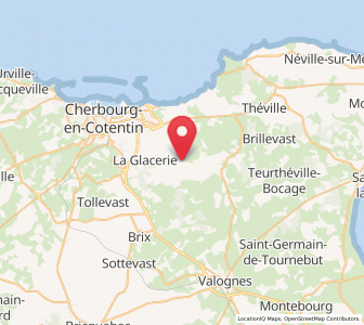 Map of Le Mesnil-au-Val, Normandy