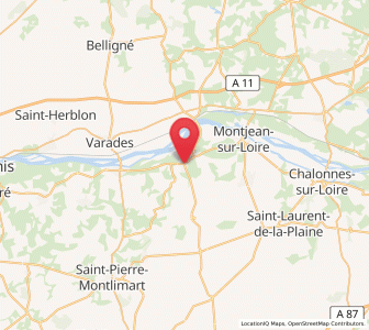 Map of Le Mesnil-en-Vallée, Pays de la Loire