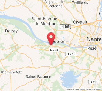 Map of Le Pellerin, Pays de la Loire