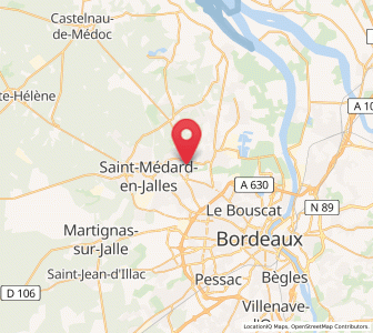 Map of Le Taillan Medoc, Nouvelle-Aquitaine