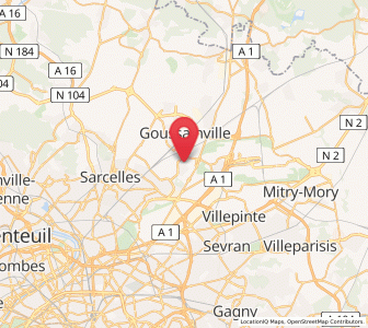 Map of Le Thillay, Île-de-France