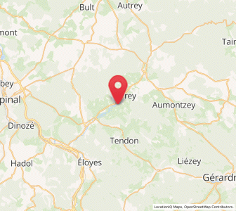 Map of Lépanges-sur-Vologne, Grand Est