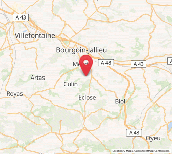Map of Les Éparres, Auvergne-Rhône-Alpes