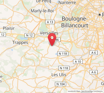 Map of Les Loges-en-Josas, Île-de-France