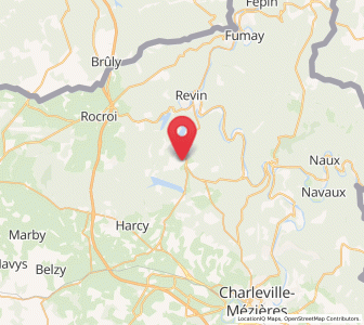 Map of Les Mazures, Grand Est