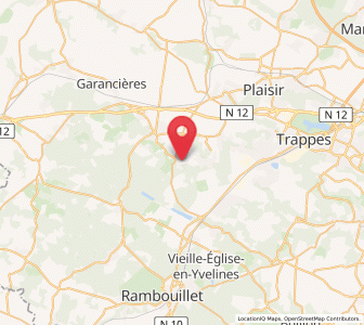 Map of Les Mesnuls, Île-de-France