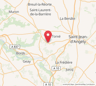 Map of Les Nouillers, Nouvelle-Aquitaine