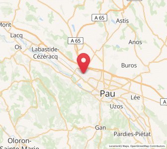 Map of Lescar, Nouvelle-Aquitaine