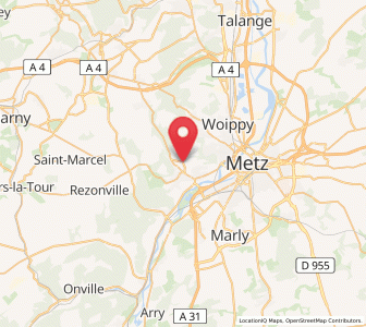 Map of Lessy, Grand Est