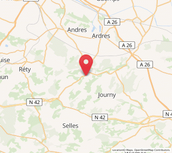 Map of Licques, Hauts-de-France