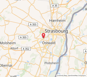 Map of Lingolsheim, Grand Est