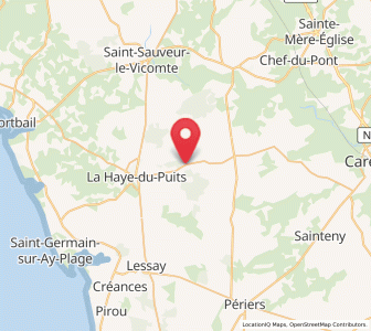 Map of Lithaire, Normandy