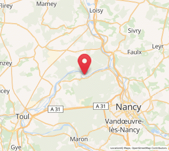 Map of Liverdun, Grand Est