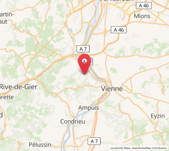 Map of Loire-sur-Rhône, Auvergne-Rhône-Alpes
