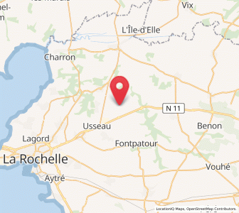 Map of Longèves, Nouvelle-Aquitaine
