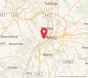 Map of Longeville-lès-Metz, Grand Est