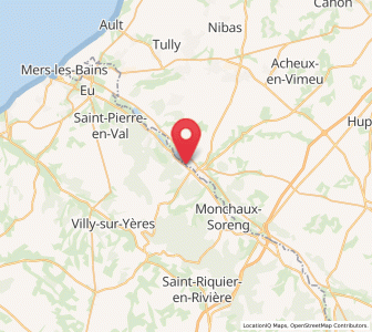 Map of Longroy, Normandy