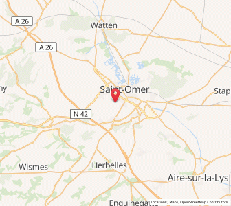 Map of Longuenesse, Hauts-de-France