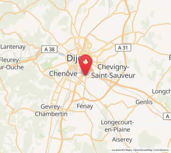 Map of Longvic, Bourgogne-Franche-Comté