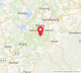Map of Lorquin, Grand Est