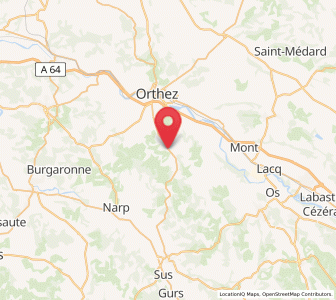 Map of Loubieng, Nouvelle-Aquitaine