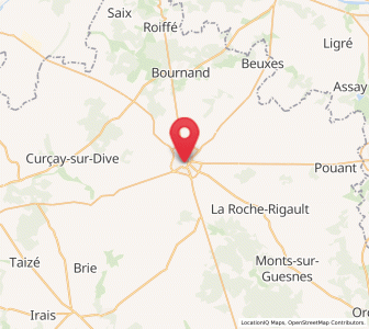 Map of Loudun, Nouvelle-Aquitaine