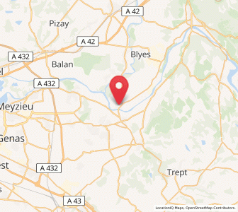 Map of Loyettes, Auvergne-Rhône-Alpes