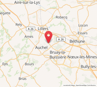 Map of Lozinghem, Hauts-de-France