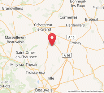 Map of Luchy, Hauts-de-France