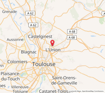 Map of L'Union, Occitanie