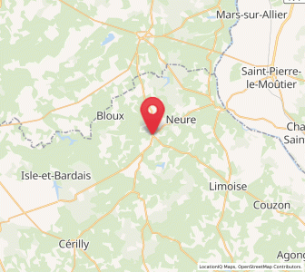Map of Lurcy-Lévis, Auvergne-Rhône-Alpes