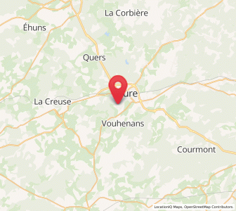 Map of Magny-Vernois, Bourgogne-Franche-Comté