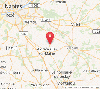 Map of Maisdon-sur-Sèvre, Pays de la Loire