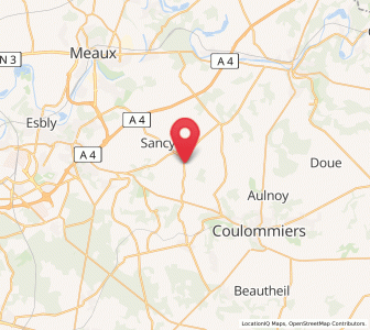 Map of Maisoncelles-en-Brie, Île-de-France