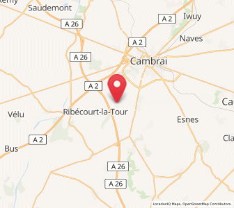 Map of Marcoing, Hauts-de-France